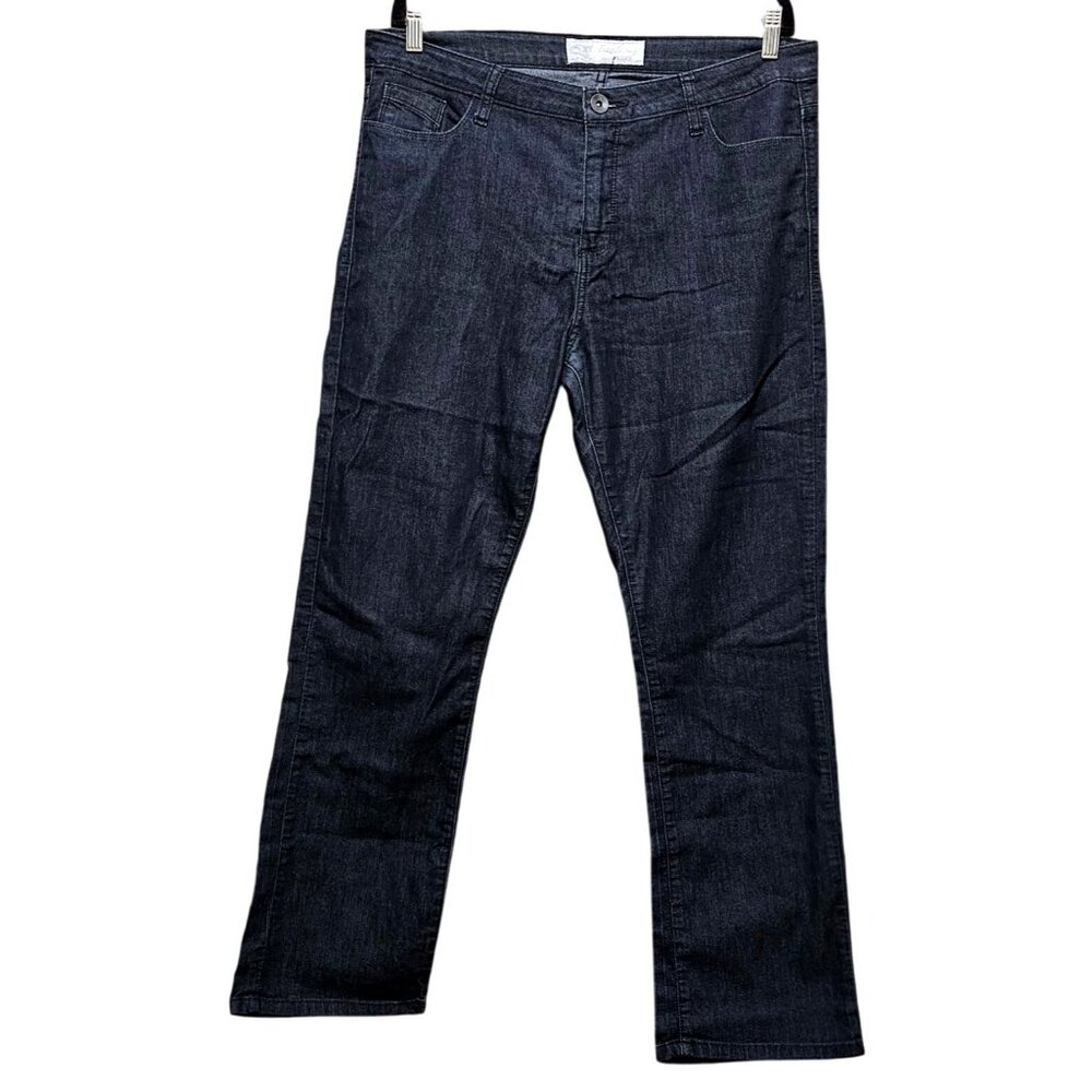XOXO Fragile Jeans Women's Dark Wash Bootcut Denim Pants Size 15